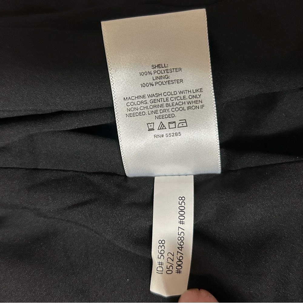 Express Wrap Blazer Womens S Black Side Tie Lined Chic Career Business Office - Picture 11 of 13